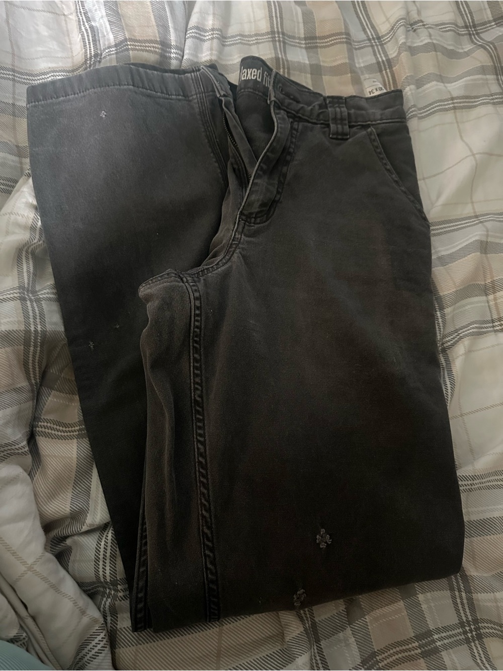 Carhartt Men’s Black Bootcut Jeans